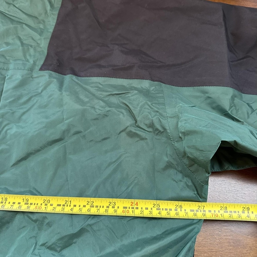 Vintage North Face Jacket Mens Extra Large Green Black Gore Tex Hood Parka Coat - Picture 13 of 16